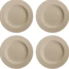 Dots tallrik 28 cm 4-pack, Beige