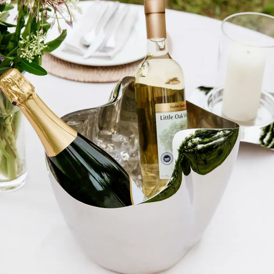Drift champagnekylare-vinkylare, Rostfritt stål