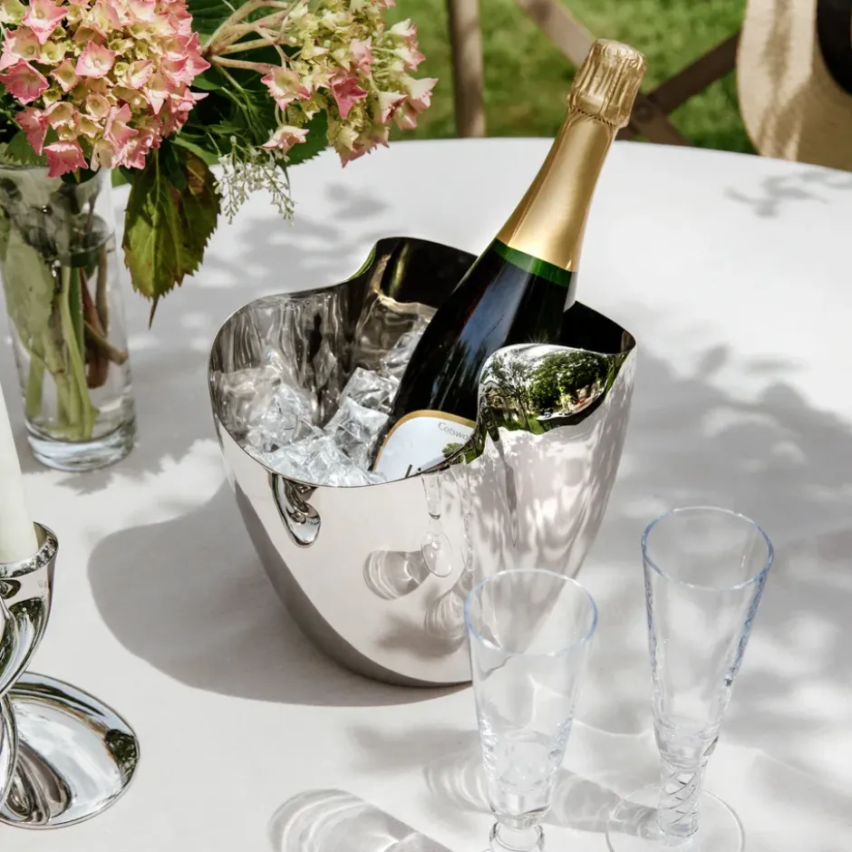Drift champagnekylare-vinkylare, Rostfritt stål