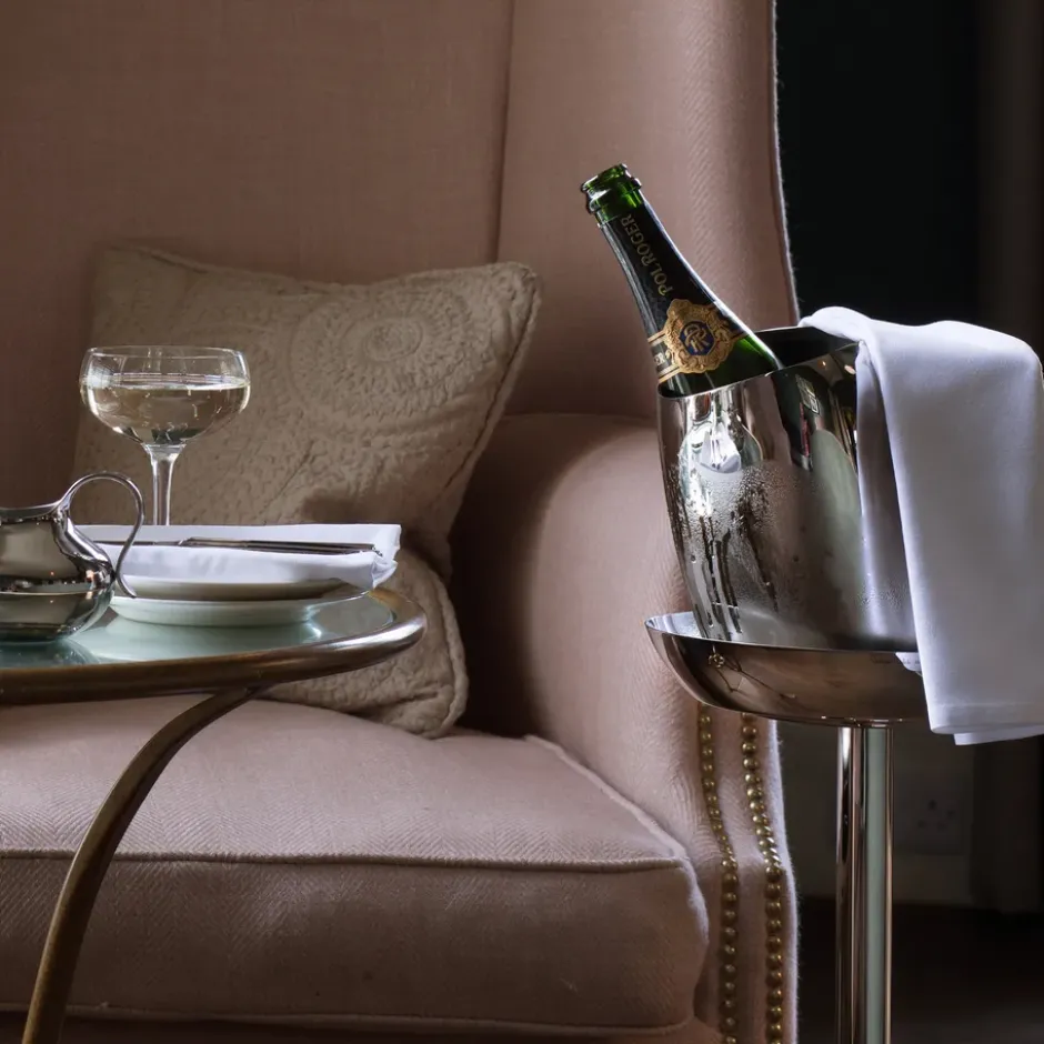 Drift champagnekylare-vinkylare, Rostfritt stål