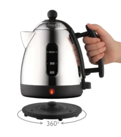 Dualit Lite vattenkokare 1 L, Svart-rostfri