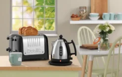Dualit Lite vattenkokare 1 L, Svart-rostfri