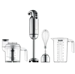 Dualit stavmixer med tillbehör, Rostfritt stål