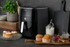 Easy Fry & Grill 3-in-1 steam + air fryer, Svart