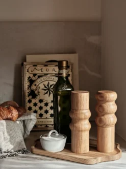 Edgar salt- och pepparkvarn 20 cm, Natural-oljad ek