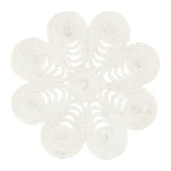 Elin bordstablett anemone Ø40 cm, White