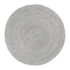 Elin bordstablett Ø38 cm, Silver grey