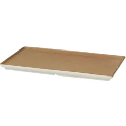 Eli tallrik 15x26 cm, Caramel brown