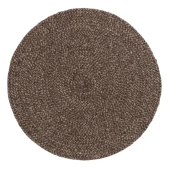 Ella bordstablett Ø38 cm, Brun-natur