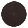 Ella bordstablett Ø38 cm, Svart-brun