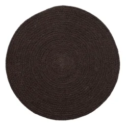 Ella bordstablett Ø38 cm, Svart-brun