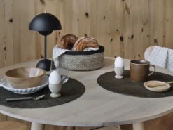 Emil brödkorg 3-pack, natur-svart