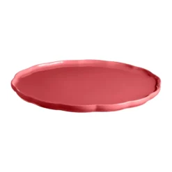 Emile Henry Madeleine serveringsfat, Bubbelgum, rund
