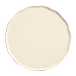 Emile Henry Madeleine serveringsfat, Cream, rund