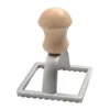 Eppicotispai raviolistans, Aluminium, bok, fyrkantig, 7x7 cm