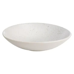 Ernst djup tallrik 22 cm, Prickig-vit