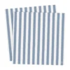 Ernst servett randig 33x33 cm 20-pack, Ljusblå-vit