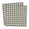 Ernst servett rutig 33x33 cm 20-pack, Mullvad-ljusgrå