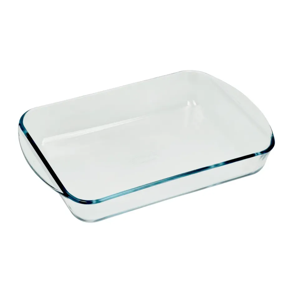 Essentials rektangulärt fat glas, 35x23 cm