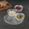 Ethno serveringsset, Kristallglas, 4 delar