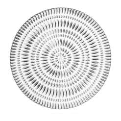 Ethno tallrik, 2-pack, kristallglas, Ø23 cm