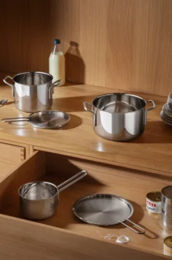 Eva Trio Stainless Steel grytset 3 delar, Rostfritt stål