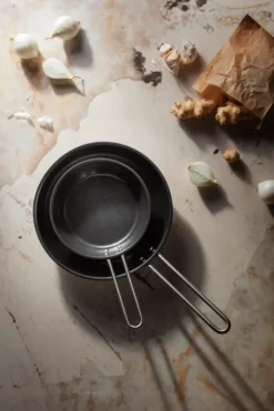 Eva Trio Stainless Steel Slip-Let keramisk stekpanna, 30 cm