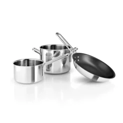 Eva Trio Stainless Steel starter set 3 delar, Rostfritt stål