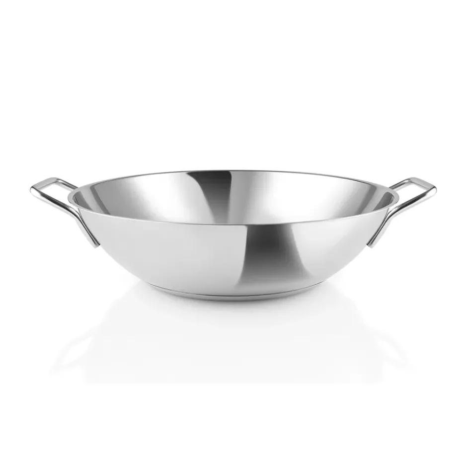 Eva Trio Stainless Steel wokpanna, 5 L