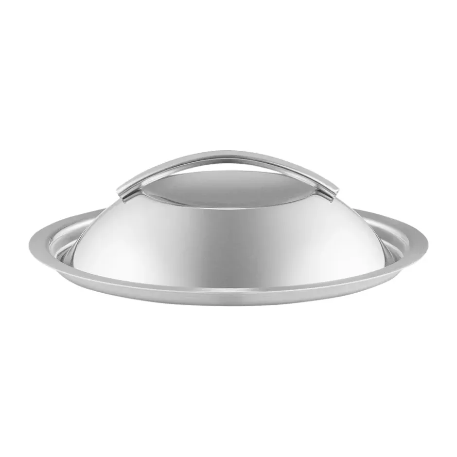 Eva Trio välvt lock återvunnet rostfritt stål, Ø16 cm