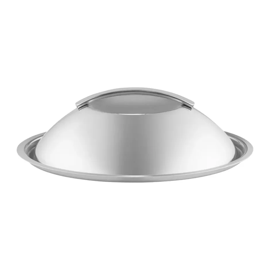 Eva Trio välvt lock återvunnet rostfritt stål, Ø24 cm
