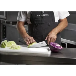 Fibrox kockkniv extra bred 20 cm, Rostfritt stål