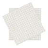 Fine grid pappersservett, Vit-beige, 20‑pack, 33×33 cm