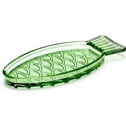 Fish & Fish tallrik 10x23 cm, Green