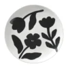 Flora tallrik Ø26 cm, Black-off white