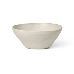 Flow skål 14,5 cm, Off-white speckle