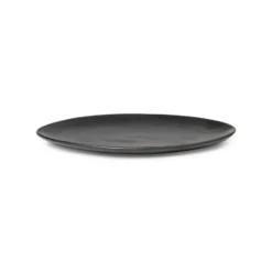 Flow tallrik 22 cm, Svart