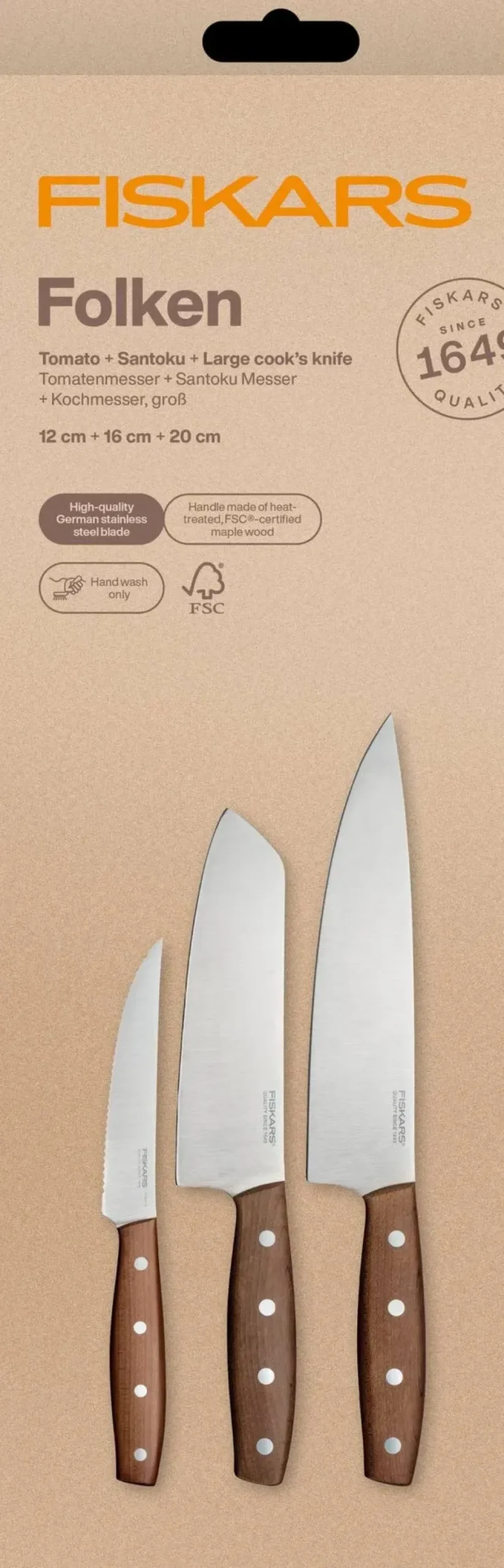 Folken knivset, 3 delar