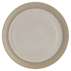 Fossil tallrik Ø26 cm, Beige