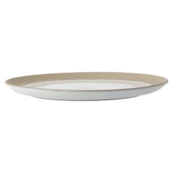 Fossil tallrik Ø26 cm, Vit