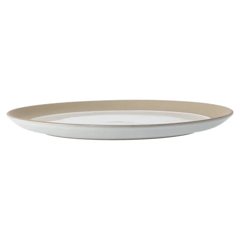 Fossil tallrik Ø26 cm, Vit