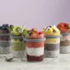 Frukostset glasskål + sked, 0,35 L