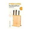 Functional Form knivset med knivblock, Bambu, 4 delar