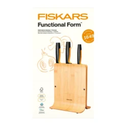 Functional Form knivset med knivblock, Bambu, 4 delar