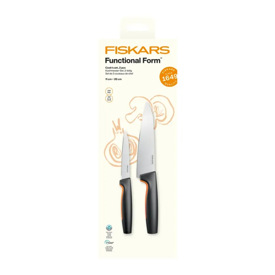 Functional Form kockknivset, Rostfritt stål, 2 delar