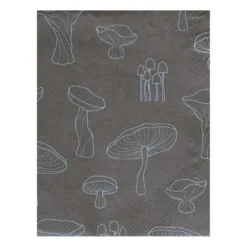 Fungi servett 33x33 cm 20-pack, Hazelnut-white