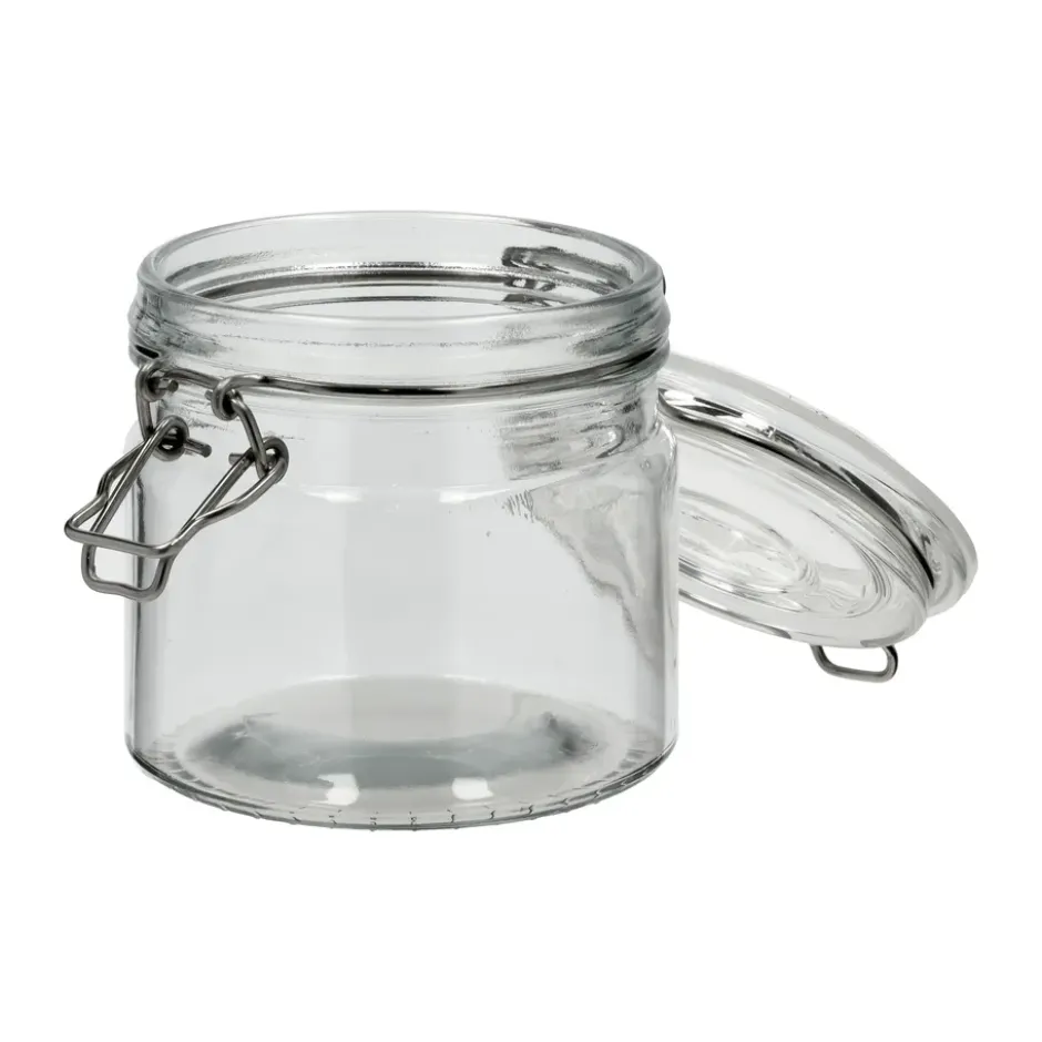 Funktion syltburk med patentlock, Transparent, 0,5 L