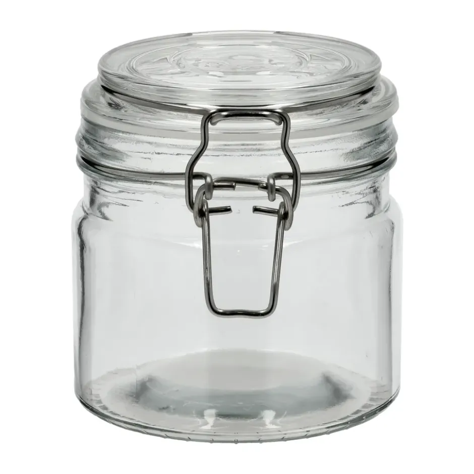 Funktion syltburk med patentlock, Transparent, 0,5 L