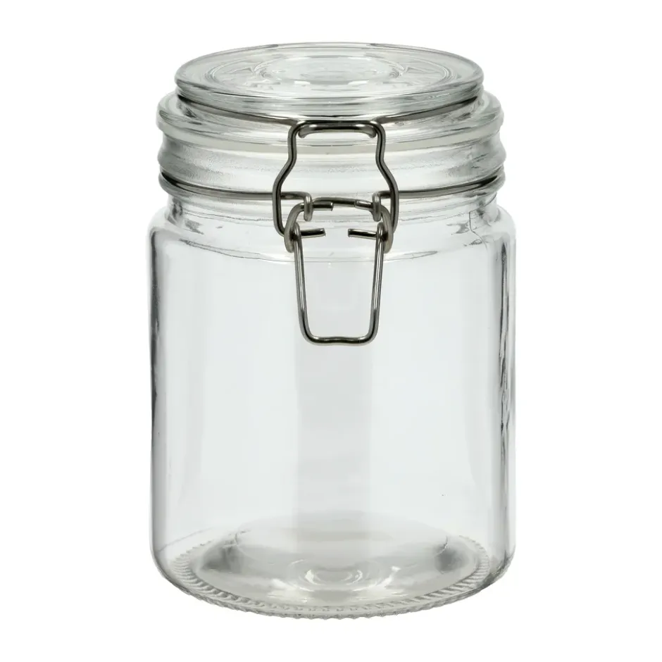 Funktion syltburk med patentlock, Transparent, 0,75 L