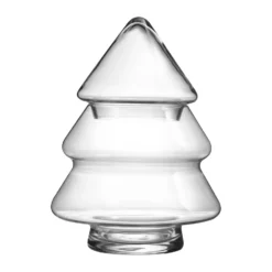 Glass tree glasburk med lock, 20 cm